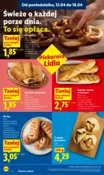 Gazetka promocyjna Lidl - Gazetka ważna od 13.04 do 15.04 - Gazetka - ważna od 15.04 do 15.04.2026 - strona 48 - produkty: Piec, Pasztecik z pieczarkami, Por, Gra, Hot dog, Bagietka, Pieczarka, Grafika