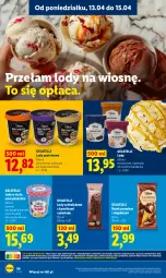 Gazetka promocyjna Lidl - Gazetka ważna od 13.04 do 15.04 - Gazetka - ważna od 15.04 do 15.04.2026 - strona 58 - produkty: Kawa, Lody, Czekolada, Masło, Brownie, Masło orzechowe