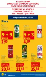 Gazetka promocyjna Lidl - Gazetka ważna od 13.04 do 15.04 - Gazetka - ważna od 15.04 do 15.04.2026 - strona 66 - produkty: Piwa, Gra, Tyskie, Warka