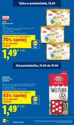 Gazetka promocyjna Lidl - Gazetka ważna od 13.04 do 15.04 - Gazetka - ważna od 15.04 do 15.04.2026 - strona 8 - produkty: Mlekovita, Pilos, Kubek, Masło, Mleko