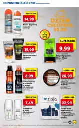 Gazetka promocyjna Lidl - GAZETKA - Gazetka - ważna od 29.09 do 29.09.2021 - strona 25 - produkty: Balsam po goleniu, Krem nawilżający, Dezodorant, Str8, Pianka do golenia, L’Oréal, Pomada, Ziaja, Olej, Antyperspirant