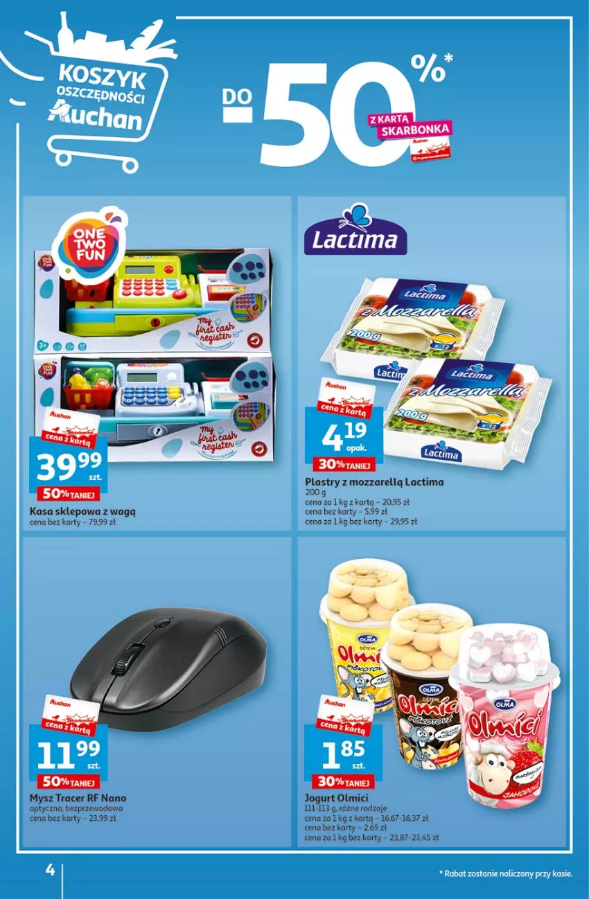 Gazetka promocyjna Auchan - Gazetka Radosny Dzień Dziecka Hipermarket Auchan - ważna 25.05 do 31.05.2023 - strona 4 - produkty: Acer, Jogurt, Mysz