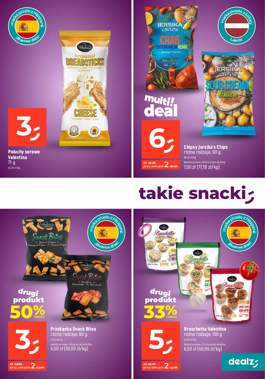 Gazetka promocyjna Dealz - MAKE A DEALZ - ważna 02.04 do 10.04.2024 - strona 15 - produkty: Chipsy, Chrupki, Ser