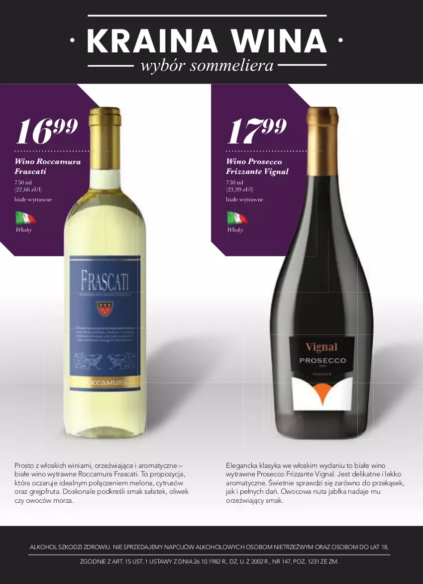 Gazetka promocyjna Stokrotka - Katalog Witaj SzkoÅ‚o - ważna 19.08 do 15.09.2021 - strona 14 - produkty: Grejpfrut, Jabłka, Melon, Prosecco, Sałat, Wino