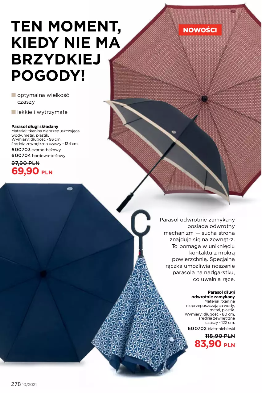 Gazetka promocyjna Faberlic - Gazetka - ważna 05.07 do 25.07.2021 - strona 278 - produkty: Parasol