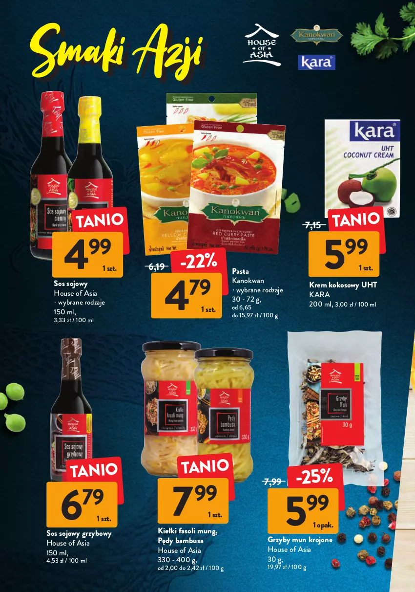 Gazetka promocyjna Intermarche - Gazetka Intermarche - ważna 27.11 do 16.12.2022 - strona 4 - produkty: Fa, Fasoli mung, Grzyby, Grzyby mun, House of Asia, Kiełki, Kokos, Pędy bambusa, Ryż, Sos, Sos sojowy, Wafle, Wiórki kokosowe