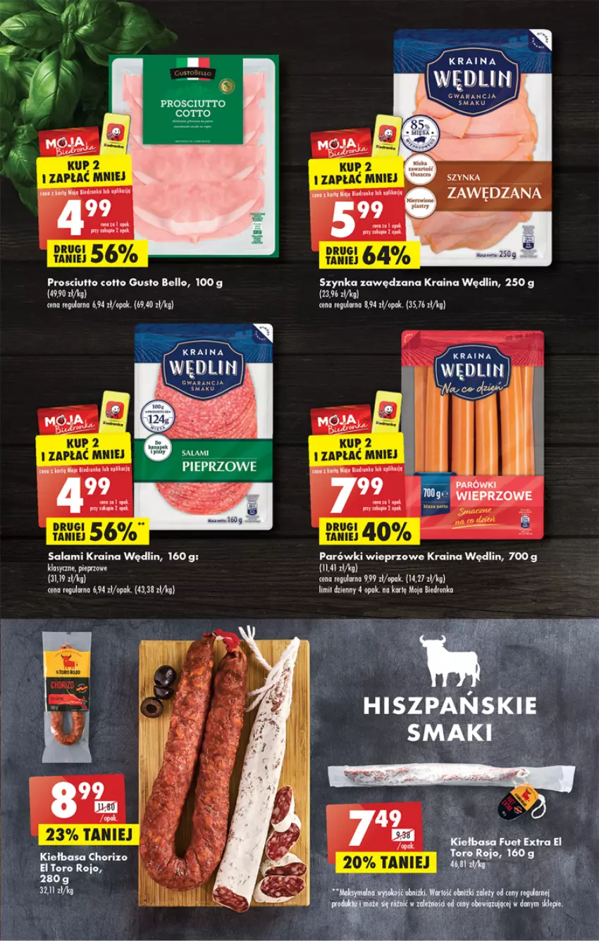 Gazetka promocyjna Biedronka - Gazetka - Biedronka.pl - ważna 26.12 do 31.12.2022 - strona 19 - produkty: Bell, Dron, Parówki, Prosciutto, Salami, Szynka