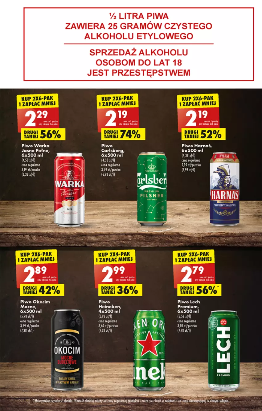 Gazetka promocyjna Biedronka - Gazetka - Biedronka.pl - ważna 26.12 do 31.12.2022 - strona 37 - produkty: Carlsberg, Fa, Gra, Harnaś, Heineken, Koc, Okocim, Piwa, Piwo, Por, Sok, Warka