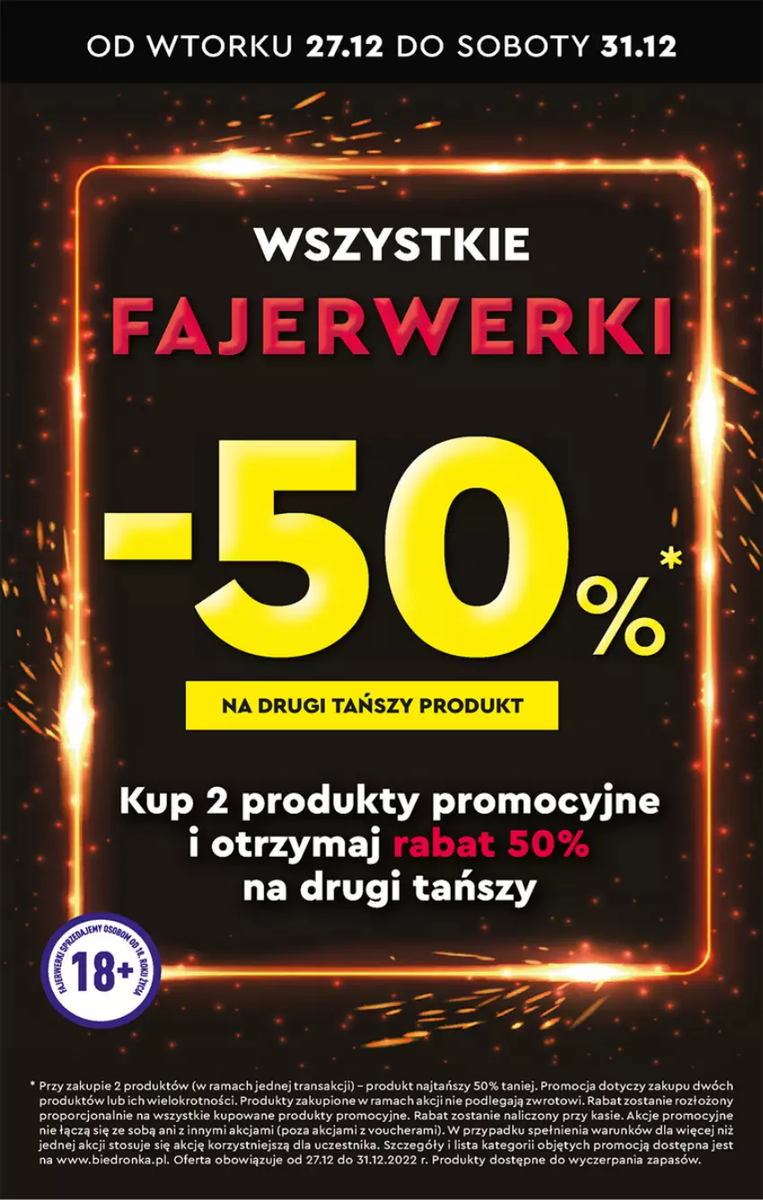 Gazetka promocyjna Biedronka - Gazetka - Biedronka.pl - ważna 26.12 do 31.12.2022 - strona 54 - produkty: Dron, Fa, Por, Rama, Tran