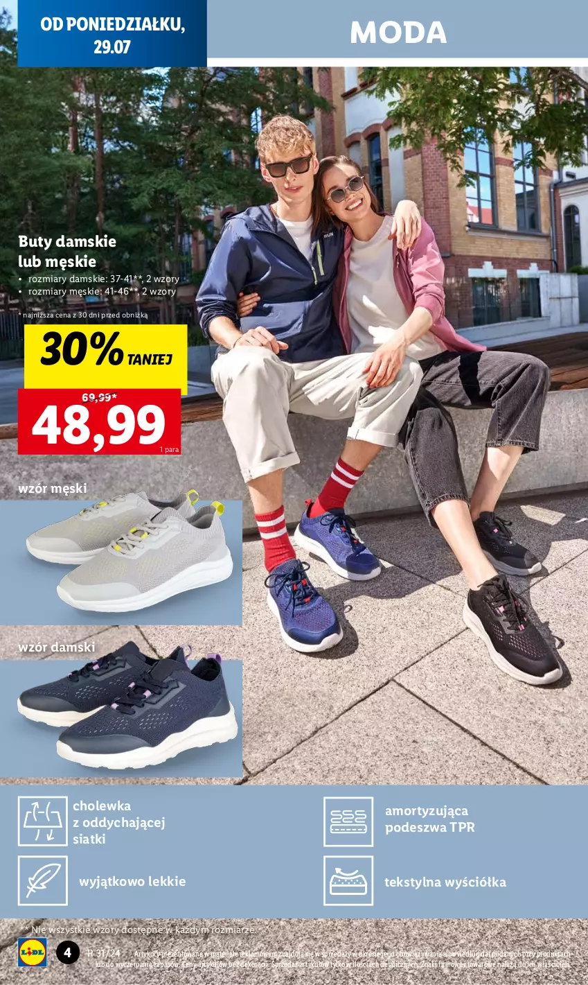 Gazetka promocyjna Lidl - GAZETKA - ważna 29.07 do 03.08.2024 - strona 6 - produkty: Buty, Moda