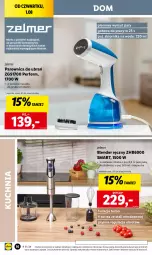 Gazetka promocyjna Lidl - GAZETKA - Gazetka - ważna od 03.08 do 03.08.2024 - strona 18 - produkty: Miarka, Blender ręczny, Blender, Rozdrabniacz, Kuchnia, Trzepaczka, Zelmer, Parownica