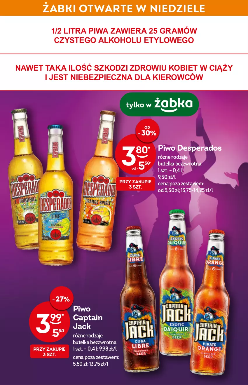 Gazetka promocyjna Żabka - ważna 16.03 do 22.03.2022 - strona 23 - produkty: Desperados, Gra, Piec, Piwa, Piwo