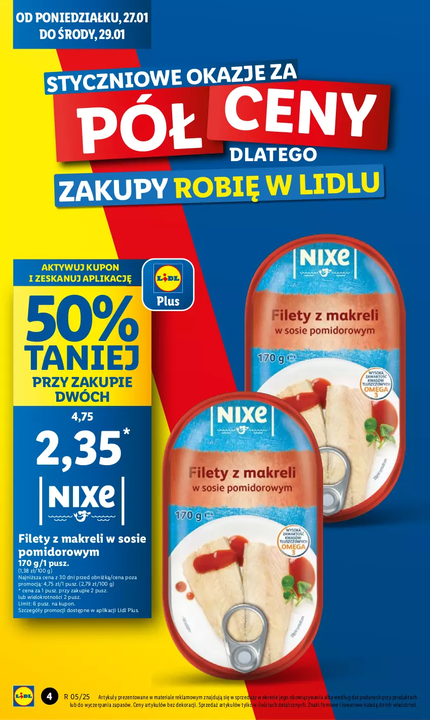 Gazetka promocyjna Lidl - GAZETKA - ważna 27.01 do 29.01.2025 - strona 4 - produkty: Sos