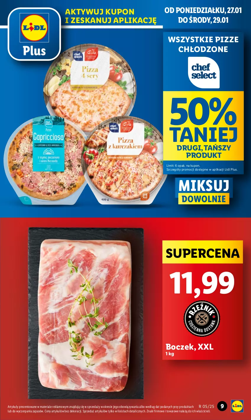 Gazetka promocyjna Lidl - GAZETKA - ważna 27.01 do 29.01.2025 - strona 9 - produkty: Boczek