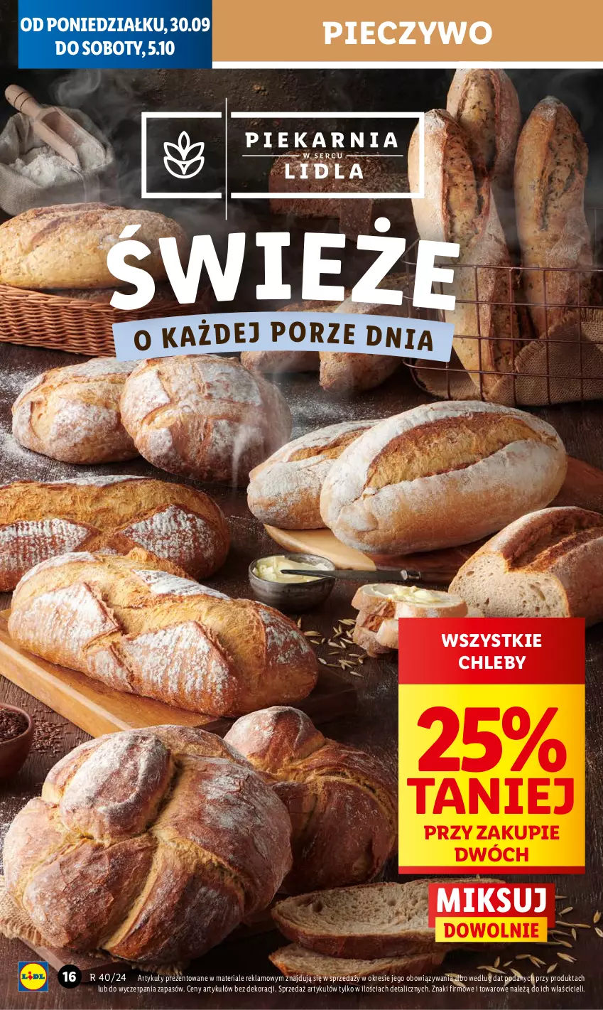 Gazetka promocyjna Lidl - GAZETKA - ważna 30.09 do 02.10.2024 - strona 20 - produkty: Chleb, Piec, Pieczywo