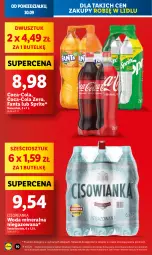 Gazetka promocyjna Lidl - GAZETKA - Gazetka - ważna od 02.10 do 02.10.2024 - strona 12 - produkty: Coca-Cola, Fanta, Woda mineralna, Woda, Sprite, Cisowianka, Fa