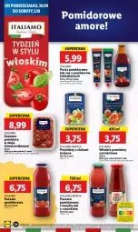 Gazetka promocyjna Lidl - GAZETKA - Gazetka - ważna od 02.10 do 02.10.2024 - strona 32 - produkty: Sos, Pasta warzywna, Bazyl, Suszone pomidory, Olej, Pomidory