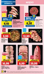 Gazetka promocyjna Lidl - GAZETKA - Gazetka - ważna od 02.10 do 02.10.2024 - strona 38 - produkty: Kurczak, Burger, Wołowina, Flaki, Flaki wołowe, Mięso