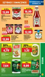 Gazetka promocyjna Lidl - GAZETKA - Gazetka - ważna od 02.10 do 02.10.2024 - strona 45 - produkty: Ketchup, Hummus, Mus, Burger, Miód, Pomidory, Heinz, Roślinny gyros, Gyros