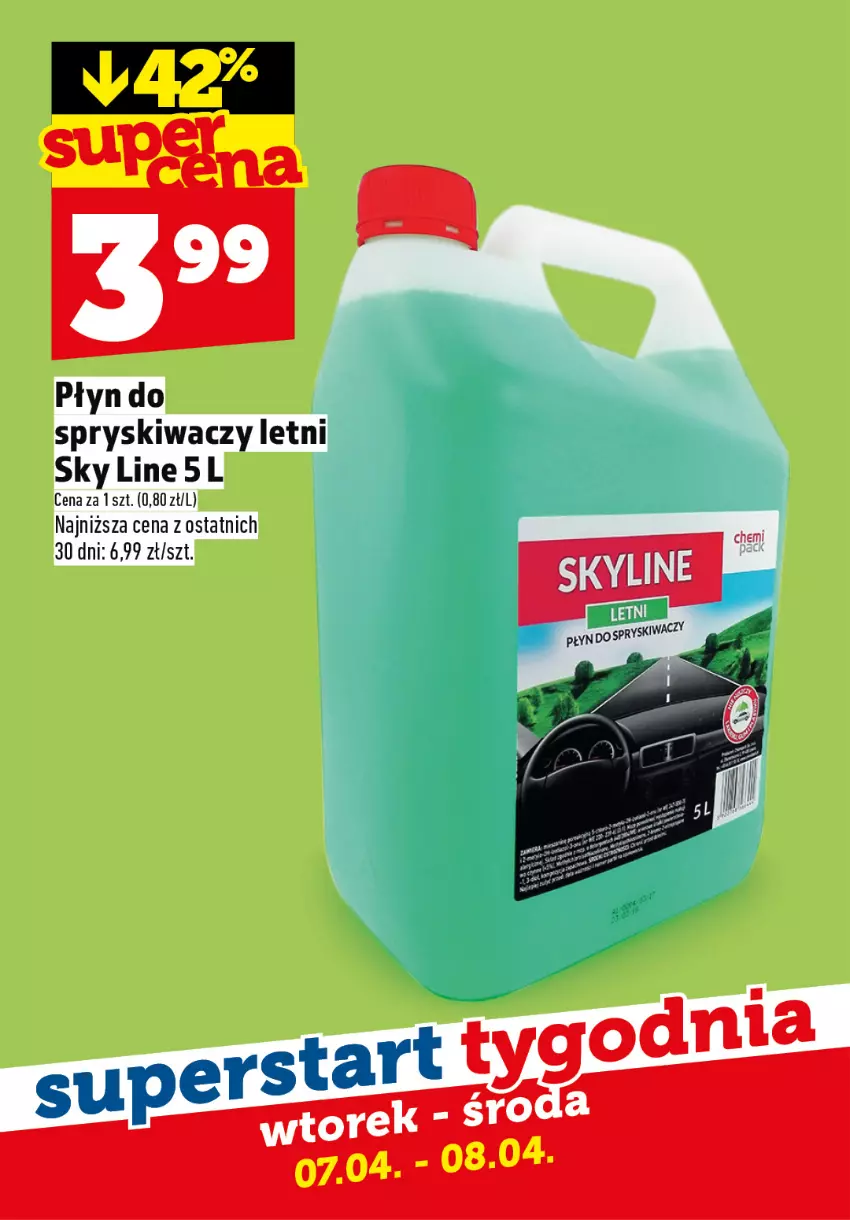 Gazetka promocyjna Topaz - Gazetka - ważna 07.04 do 08.04.2026 - strona 7 - produkty: Płyn do spryskiwaczy