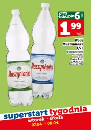 Gazetka promocyjna Topaz - Gazetka - Gazetka - ważna od 08.04 do 08.04.2026 - strona 5 - produkty: Mus, Muszynianka, Woda