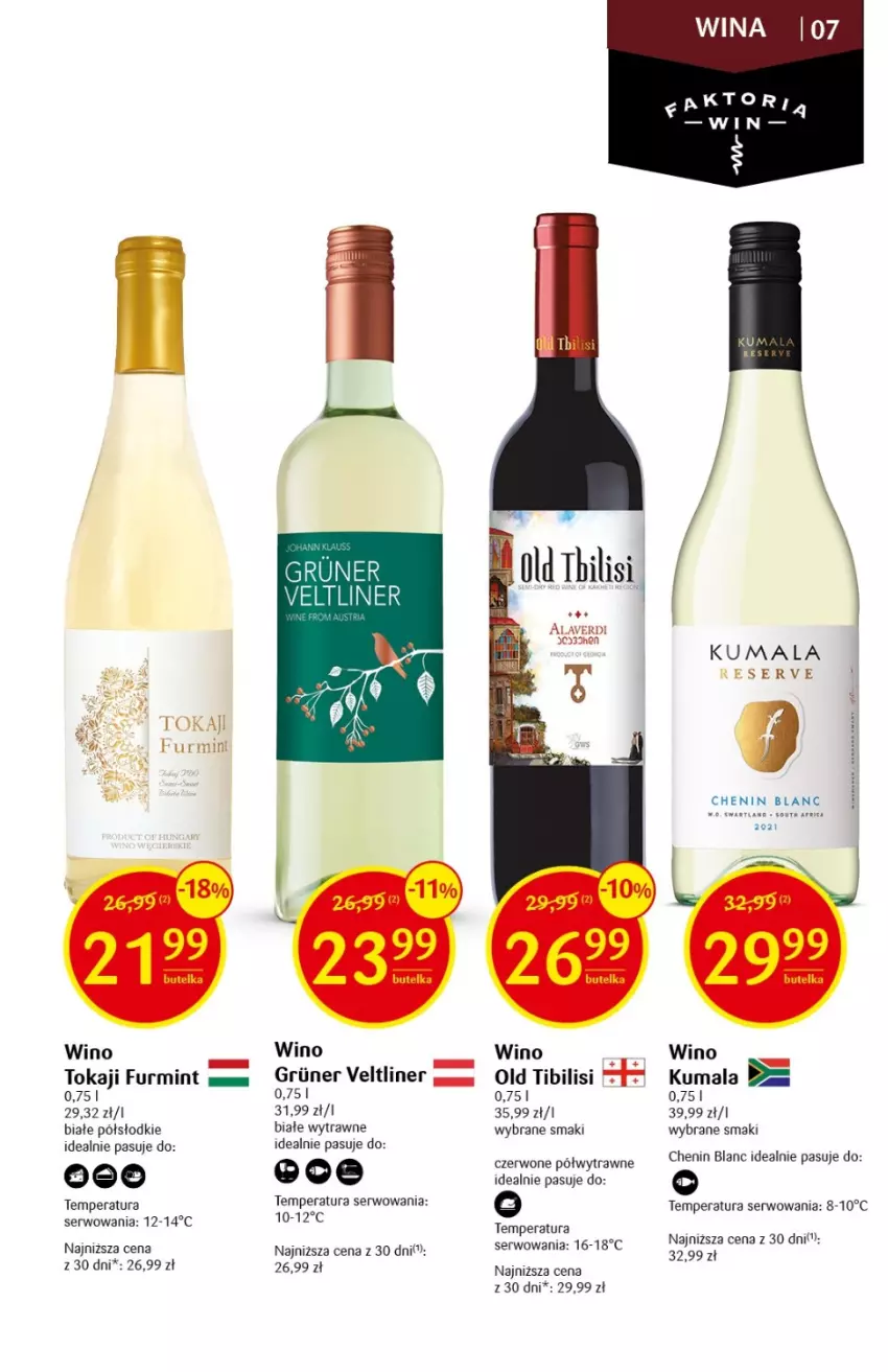 Gazetka promocyjna Delikatesy Centrum - DeliBarek DC30/31 - ważna 03.08 do 16.08.2023 - strona 7 - produkty: Ser, Tokaji, Wino