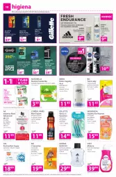 Gazetka promocyjna Hebe - Gazetka - Gazetka - ważna od 22.02 do 22.02.2023 - strona 10 - produkty: Gillette Venus, Emulsja, Naturell, BIC, Róża, Dezodorant, Jagody, Wilkinson Sword, Adidas, Woda po goleniu, Tampony, Fusion, Lack, Krem do depilacji, Venus, Szynka, Gillette, Veet, Maszynka, Maszynka do golenia, Wkładki, Woda, Mach3, O.B., Antyperspirant, Nivea, Naturella, Fa