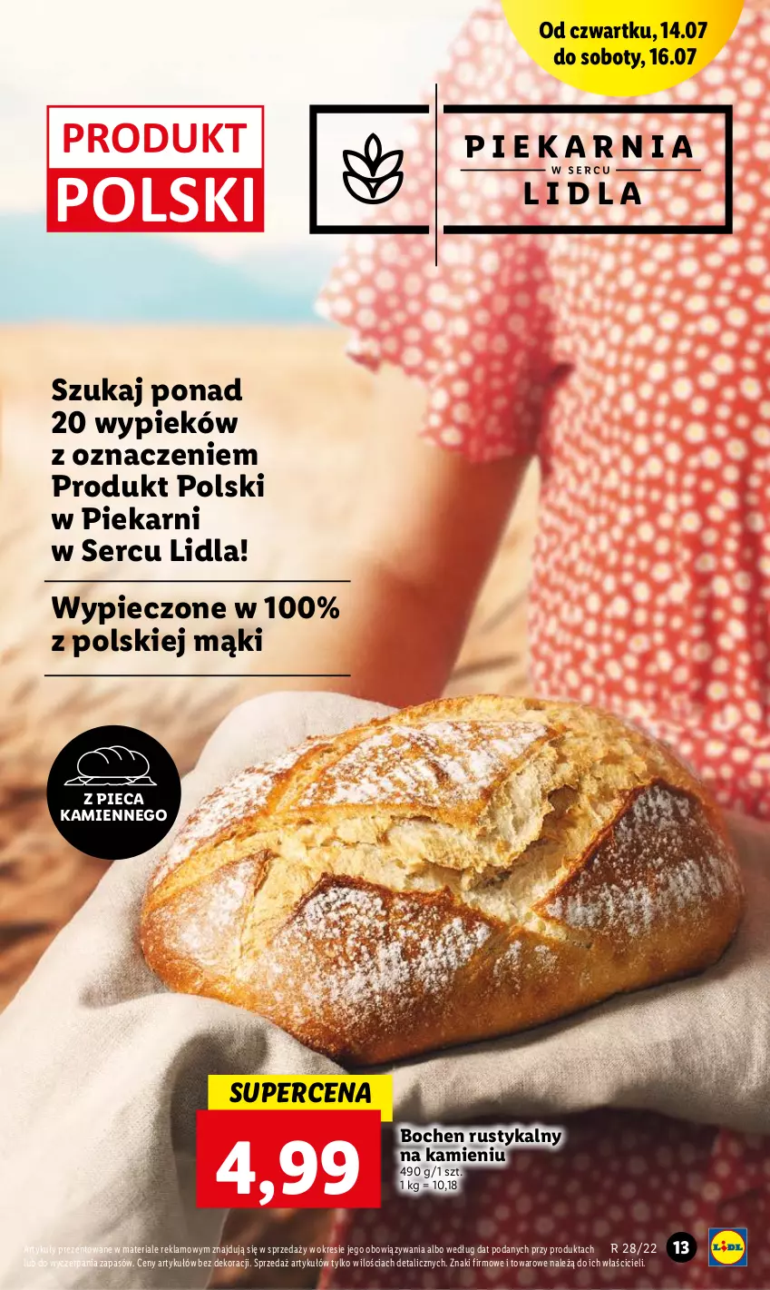 Gazetka promocyjna Lidl - GAZETKA - ważna 14.07 do 16.07.2022 - strona 13 - produkty: Piec, Rust, Ser