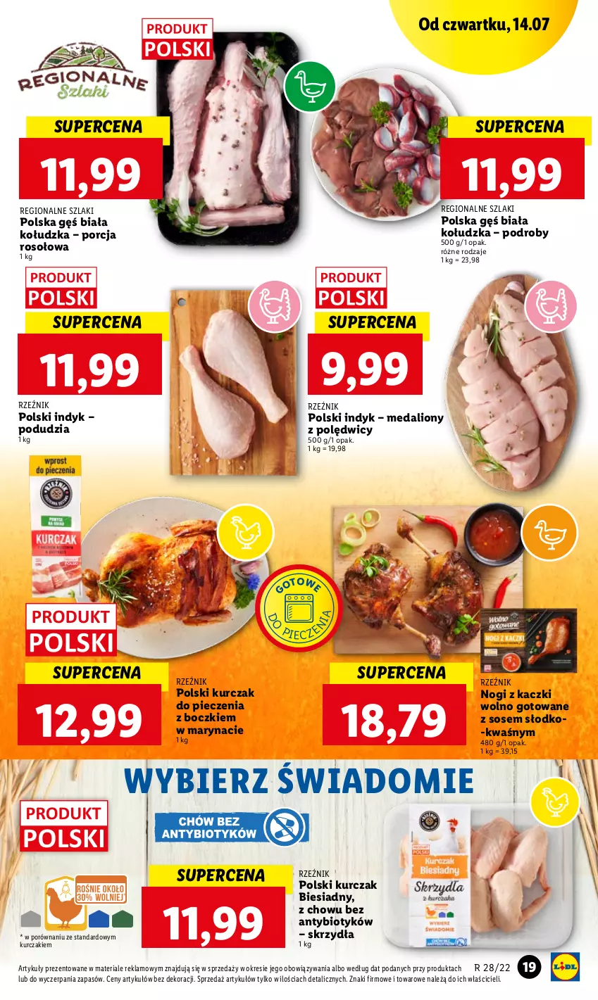 Gazetka promocyjna Lidl - GAZETKA - ważna 14.07 do 16.07.2022 - strona 19 - produkty: Kurczak, Lion, Piec, Por, Sos