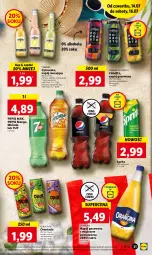 Gazetka promocyjna Lidl - GAZETKA - Gazetka - ważna od 16.07 do 16.07.2022 - strona 31 - produkty: Sok, Mus, Gin, 7up, Pepsi max, Mirinda, Pepsi, Oranżada, Napój gazowany, Tymbark, Kubuś, Sprite, Mango, Napój, Napój musujący