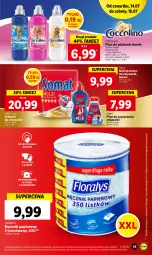 Gazetka promocyjna Lidl - GAZETKA - Gazetka - ważna od 16.07 do 16.07.2022 - strona 45 - produkty: Por, Coccolino, Somat gold, Papier, Tablet, Płyn do płukania, Ręcznik, Somat, Zmywarki, Flora, Tabletki do zmywarki