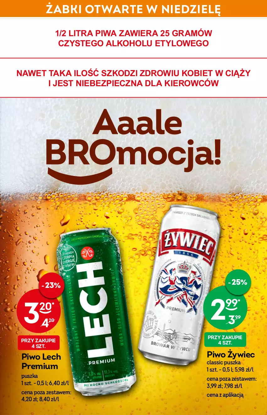 Gazetka promocyjna Żabka - ważna 20.04 do 26.04.2022 - strona 22 - produkty: Gra, Lech Premium, Piec, Piwa, Piwo