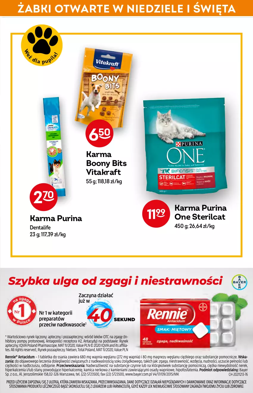 Gazetka promocyjna Żabka - ważna 20.04 do 26.04.2022 - strona 47 - produkty: Pur, Purina, Vitakraft