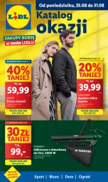 Gazetka promocyjna Lidl - GAZETKA - Gazetka - ważna od 30.08 do 30.08.2025 - strona 1 - produkty: Parkside, Odkurzacz, Por, Sport, Trencz, Spodnie, Biuro, Ogród