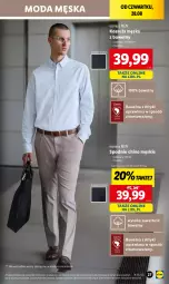 Gazetka promocyjna Lidl - GAZETKA - Gazetka - ważna od 30.08 do 30.08.2025 - strona 27 - produkty: Sok, Kosz, Koszula, Wełna, Moda, Spodnie