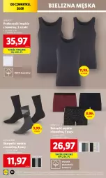 Gazetka promocyjna Lidl - GAZETKA - Gazetka - ważna od 30.08 do 30.08.2025 - strona 32 - produkty: Sok, Ser, Karp, Kosz, Skarpetki, Bielizna, Bokserki