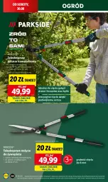 Gazetka promocyjna Lidl - GAZETKA - Gazetka - ważna od 30.08 do 30.08.2025 - strona 44 - produkty: Parkside, Teleskop, Top, Noż, Nożyce, Sekator, Ogród