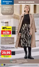 Gazetka promocyjna Lidl - GAZETKA - Gazetka - ważna od 30.08 do 30.08.2025 - strona 8 - produkty: Spódnica, Por, Trencz, Moda