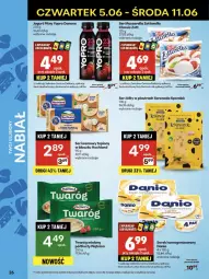 Gazetka promocyjna Delikatesy Centrum - Franczyza DC23 Czwartek - Gazetka - ważna od 11.06 do 11.06.2025 - strona 26 - produkty: Mozzarella, Top, Ser, Rum, Danone, Twaróg, Piątnica, Zott, Jogurt, Zottarella, Serek homogenizowany, Dron, Serek, Hochland, Danio, Jogurt pitny