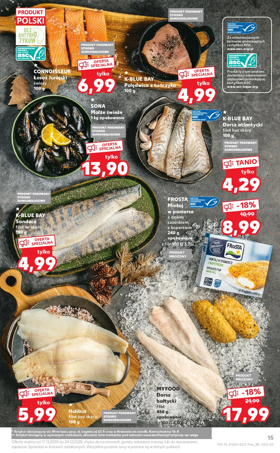 Gazetka promocyjna Kaufland - Wspólne jedzenie - ważna 17.12 do 20.12.2020 - strona 15