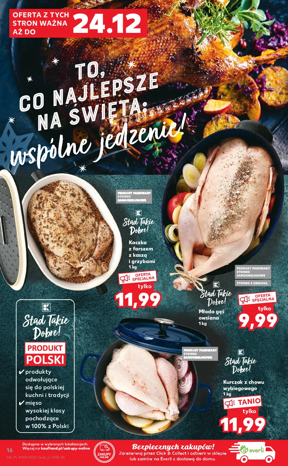 Gazetka promocyjna Kaufland - Wspólne jedzenie - ważna 17.12 do 20.12.2020 - strona 16