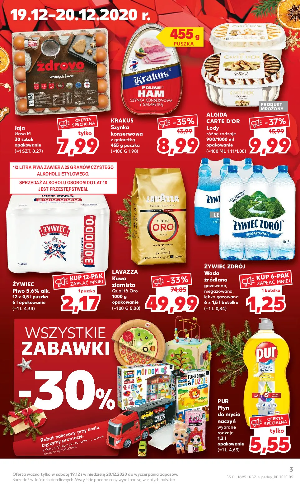 Gazetka promocyjna Kaufland - Wspólne jedzenie - ważna 17.12 do 20.12.2020 - strona 3