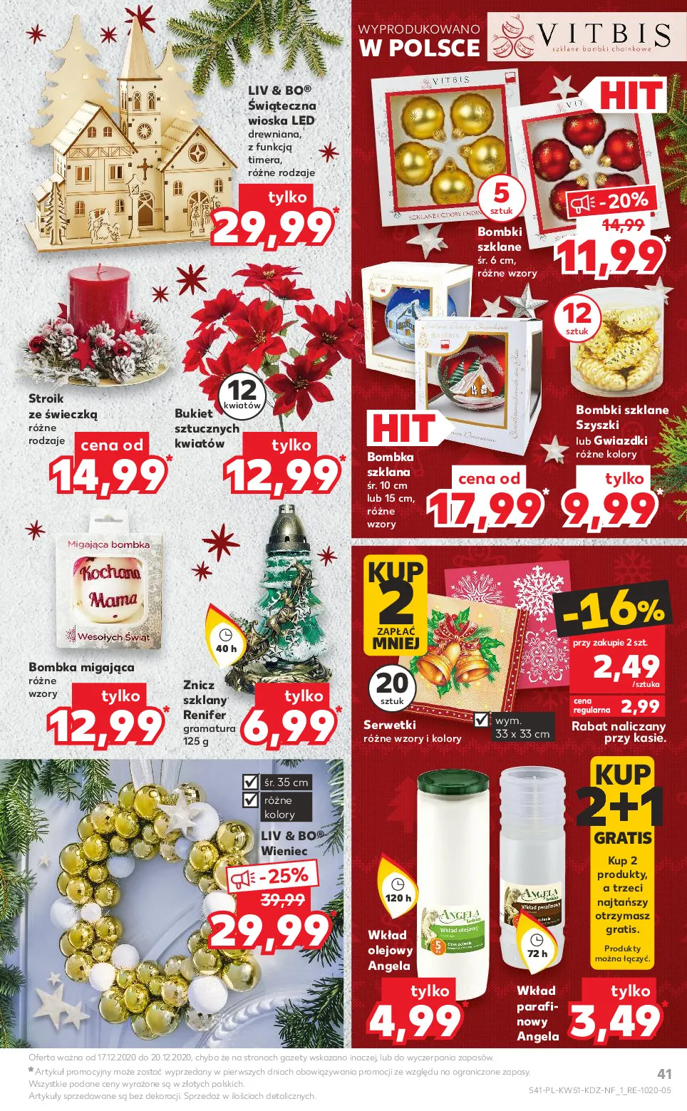 Gazetka promocyjna Kaufland - Wspólne jedzenie - ważna 17.12 do 20.12.2020 - strona 41