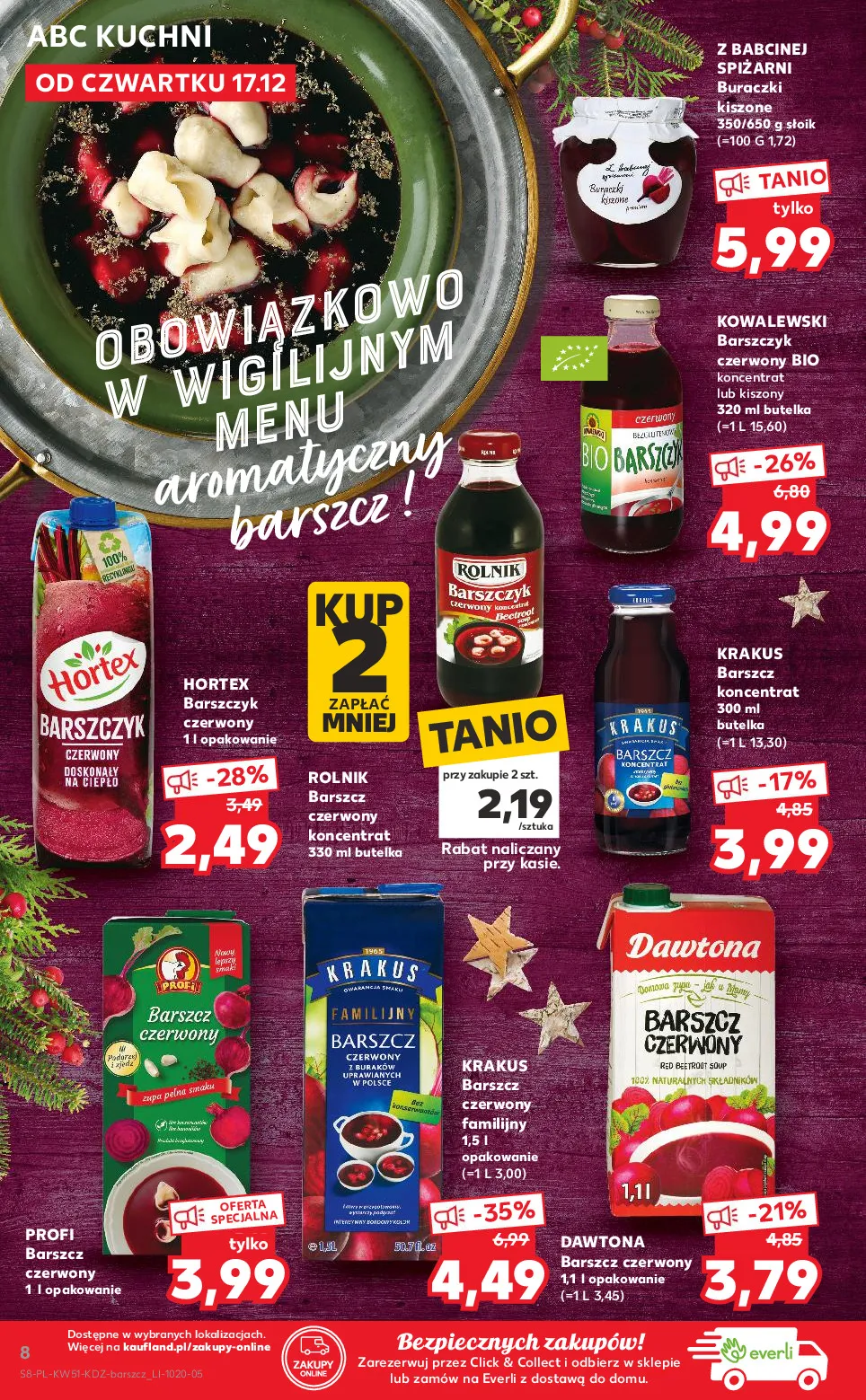 Gazetka promocyjna Kaufland - Wspólne jedzenie - ważna 17.12 do 20.12.2020 - strona 8