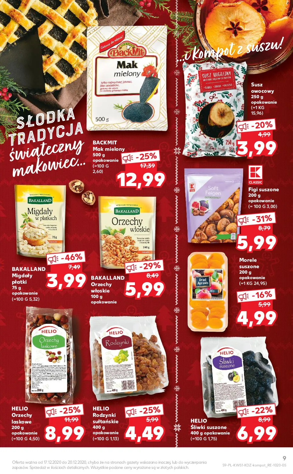 Gazetka promocyjna Kaufland - Wspólne jedzenie - ważna 17.12 do 20.12.2020 - strona 9