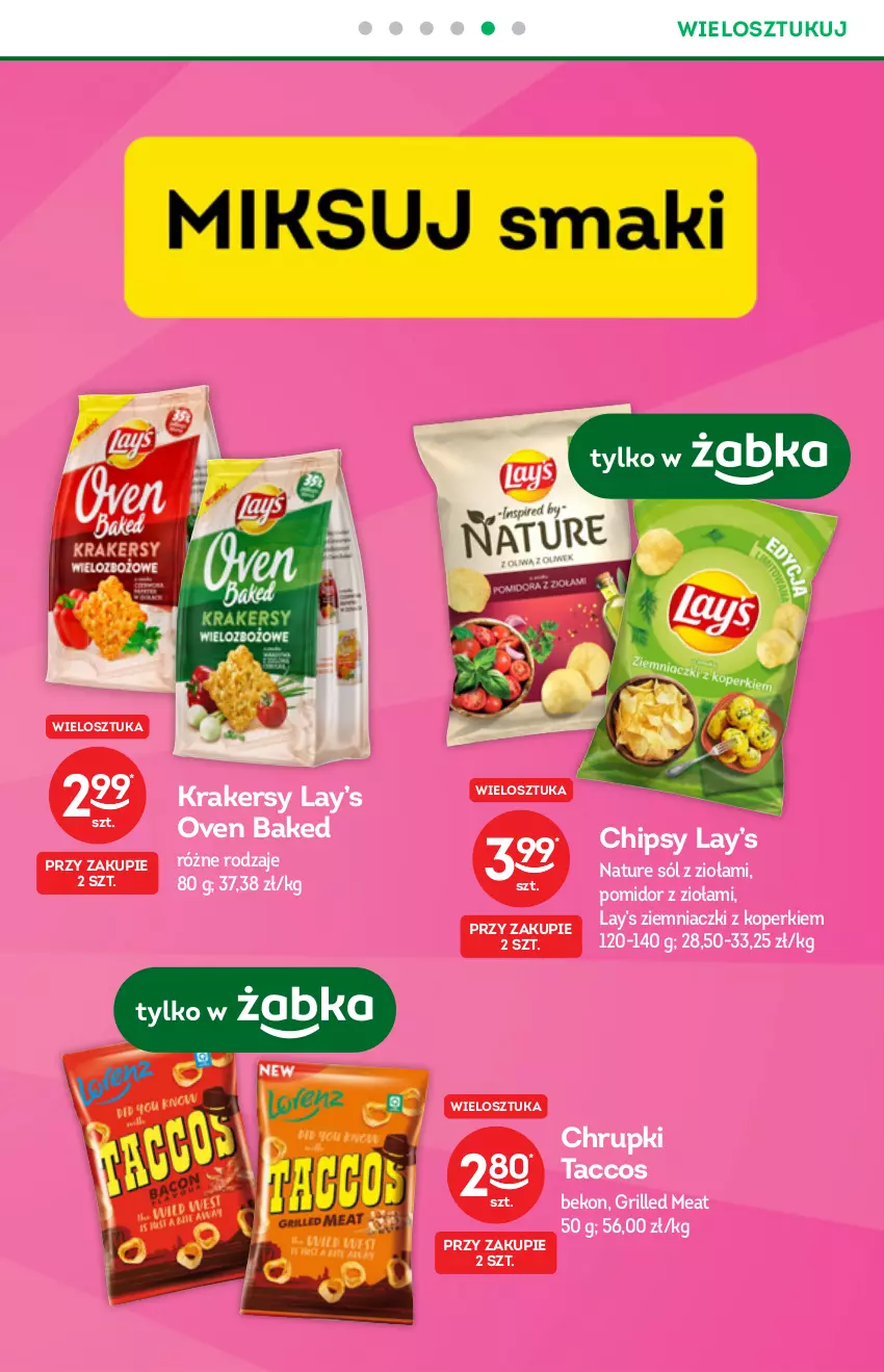 Gazetka promocyjna Żabka - ważna 13.10 do 19.10.2021 - strona 16 - produkty: Beko, Chipsy, Chrupki, Grill, Krakersy, Lay’s, Sól