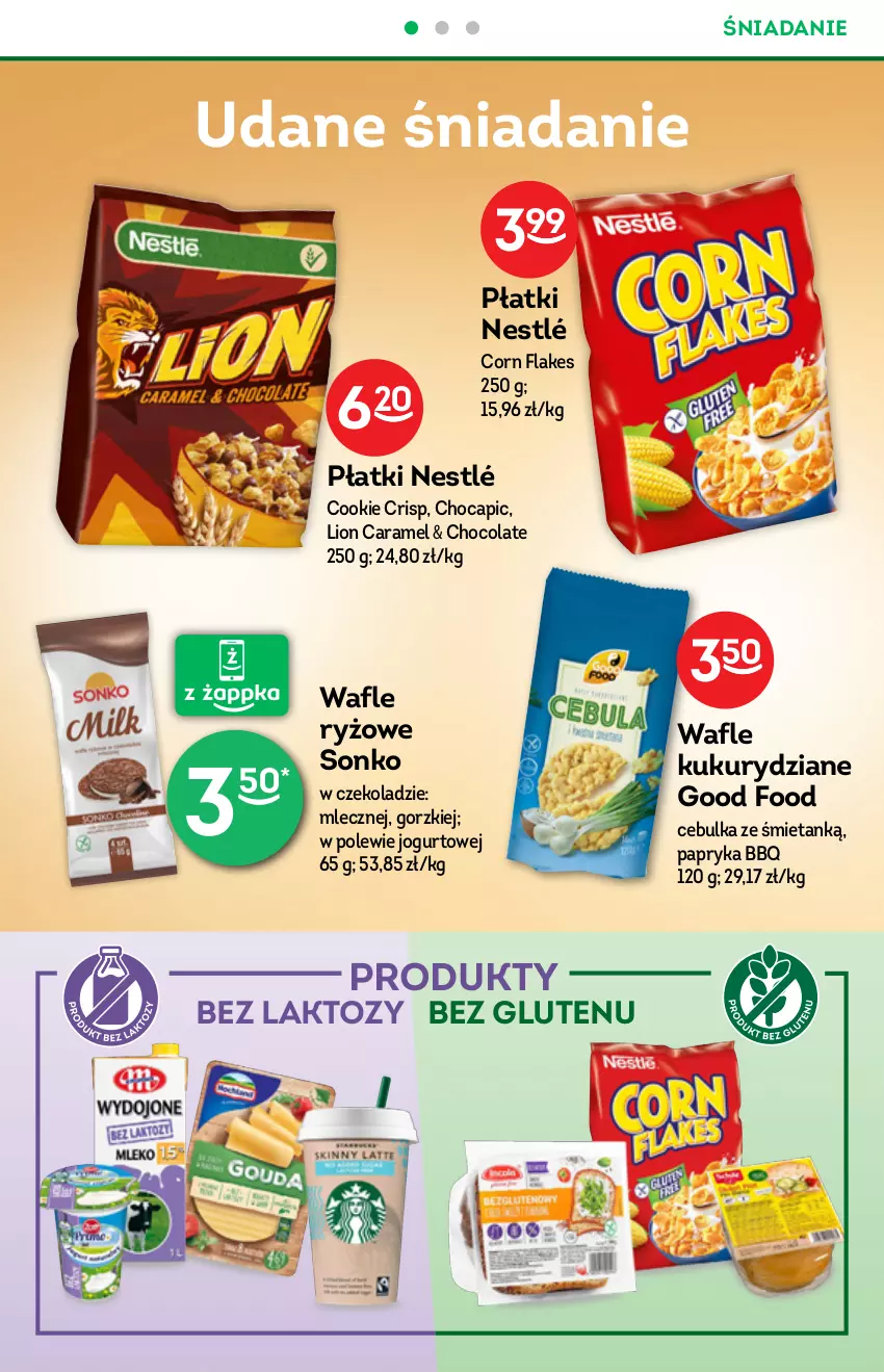 Gazetka promocyjna Żabka - ważna 13.10 do 19.10.2021 - strona 22 - produkty: Corn flakes, Jogurt, Lion, Nestlé, Papryka, Ryż, Sonko, Wafle