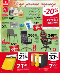 Gazetka promocyjna Selgros - Oferta przemysłowa - Gazetka - ważna od 05.10 do 05.10.2022 - strona 26 - produkty: Top, Sok, Ser, Mop, Gra, Fotel gamingowy, Papier, Rama, Kosz, Krzesło, Biuro, Siedzisko, Okulary do czytania, Fotel