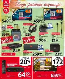 Gazetka promocyjna Selgros - Oferta przemysłowa - Gazetka - ważna od 05.10 do 05.10.2022 - strona 4 - produkty: JBL, Gry, Gra, Słuchawki, Głośnik, Mikrofon, Głośnik bluetooth, Thomson, Android TV, Telewizor