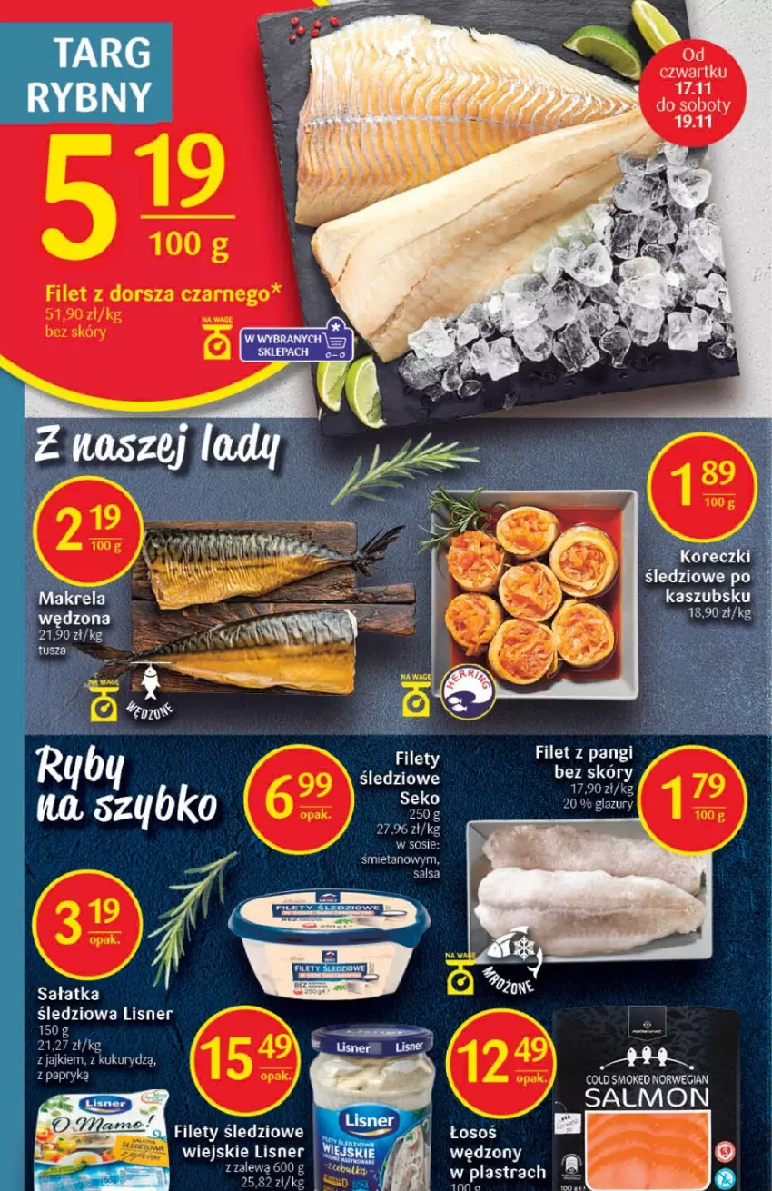 Gazetka promocyjna Delikatesy Centrum - Gazetka DC45 - ważna 17.11 do 23.11.2022 - strona 20 - produkty: Lisner, Sałat, Sałatka, SEKO, Sos